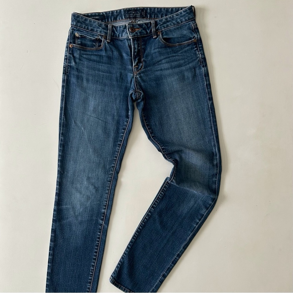 Lucky Brand Lolita Skinny Jeans Medium Wash Denim Fall/Winter Size 2/26